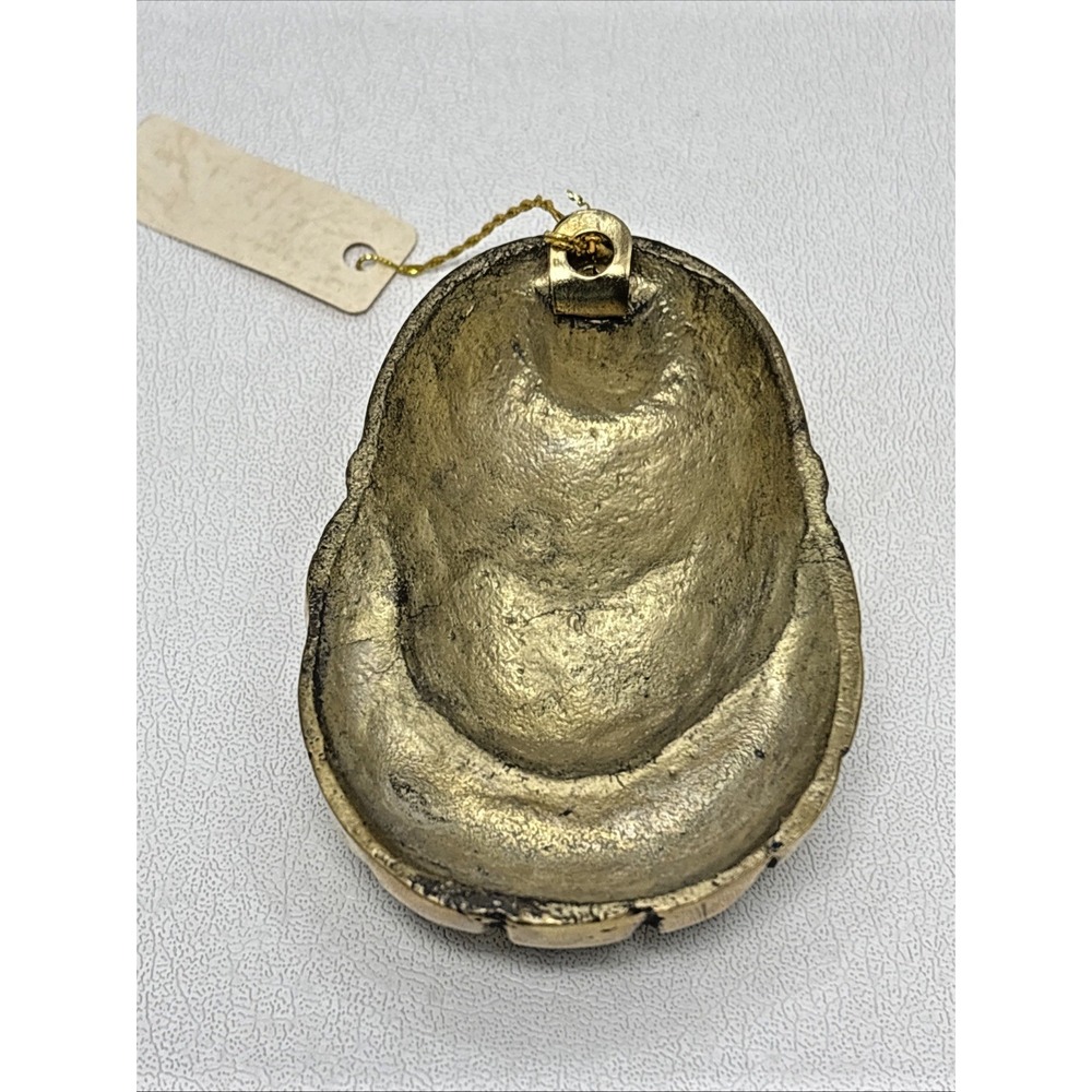 VTG Solid Brass French Pierrot Cute Clown Face Harlequin Mime Jester Wall Decor - Picture 2 of 4